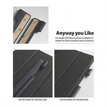 Ringke Pen Sleeve [Charcoal Gray] Reemplazo para Soporte de Lápiz Etiqueta Protectora de Bolsillo Funda Adhesiva para Stylus Pens - PigCarbn - Ver 4