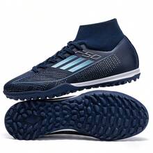 Men's Football Shoes, Unisex Football Training Shoes, Hard Court Sports Shoes, Artificial Turf Shoes, Outdoor Professional Football Shoes, Sports Shoes - Royal Blue - View 6