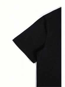 Men's Tokio Hotel Official 22nd Anniversary (2001-2023) Band Members Autograph Print T-Shirt - Bill Kaulitz, Gustav Schäfer, For THOMAS Custav, Heavyweight 180gsm Loose Fit Tee For Concerts, Festivals, Everyday Fanwear - Ideal Birthday/Anniversary Gift For Hotel Fans, Concert Merchandise, Retro Style, Durable Fabric, Collectible Item, Music Lovers, PLUS SIZE. - 黑色 - 查看 3