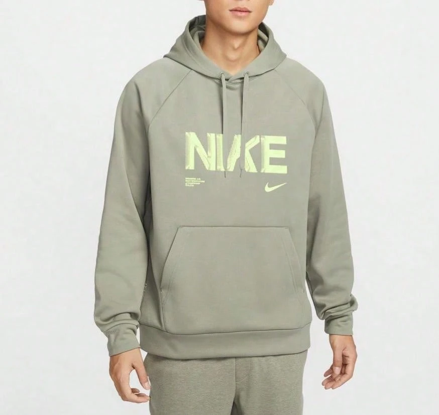 Nike 男士 AS M NK TF PO FLC 卫衣 GFX 针织卫衣 IF2193-320 - 綠色 - 查看 1