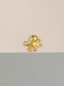 1件S925纯银鼻钉，14k金鲸鱼、鲨鱼、章鱼、恐龙动物系列鼻钉，可爱迷你海洋穿刺骨钉，女士款 - 單隻 - 查看 7