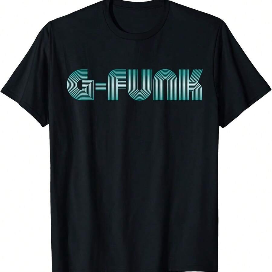 G-Funk Music Design With Retro Vintage Inspired By 70s Sound T-Shirt - Yellow - View 1