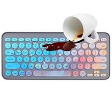 Colorida funda de teclado para teclado  K380 Pebble multidispositivo/ Pebble Keys 2 K380s/ K380 Teclado Bluetooth multidispositivo teclado inalámbrico  K380 diseño de-0002 - Con color - Ver 5