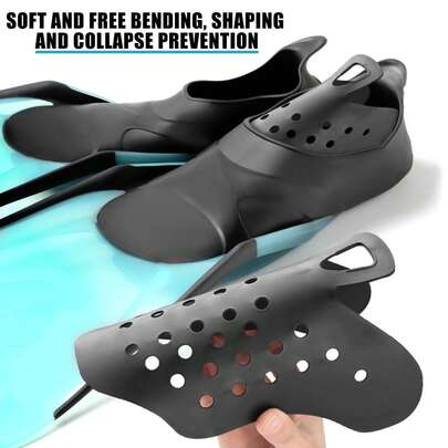 Zapato de aleta de buceo Estiramiento Antideformación Ventilación Soporte Expansor