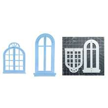 1 Bộ Khuôn Cắt Kim Loại Hình Cửa Và Cửa Sổ Có Thể Mở Được, Khuôn Cắt Mới, Khuôn Dập Nổi Dùng Cho Thủ Công DIY, Sổ Lưu Niệm, Khuôn Mẫu, Khuôn Cắt Giấy Trang Trí Album Ảnh Dùng Cho Thiệp - Bạc - Xem 5