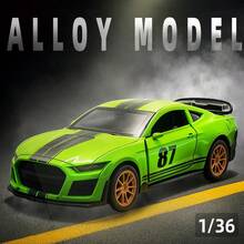 1:36 Scale Alloy Track Edition Sports Car Model - Highly Collectible, With Openable Doors And Pull-Back Action - Ideal For Gifts Or Decoration
