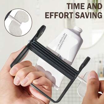 1 pieza Exprimidor conveniente para pintura/pasta de dientes, adecuado para exprimirlos rápidamente, el exprimidor de pintura/pasta de dientes ahorra trabajo y dinero al evitar el desperdicio (solo el exprimidor, sin otros accesorios)