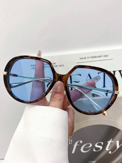 1pc Classic Simple Versatile Y2K Punk Holiday Party Street Style High-End Artistic Casual Decorative Fashion Fashion Glasses