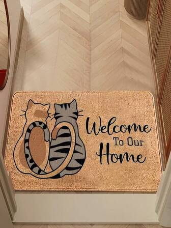 1 pieza Alfombra con patrón del Día de San Valentín, rectangular de base blanca de material de lana sintética suave y cómoda, lavable y resistente a las arrugas, adecuada para la sala de estar, el dormitorio y otras decoraciones de la habitación