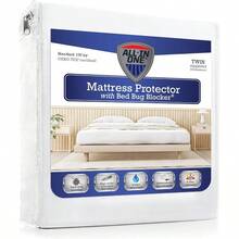 FRE146XXWHIT01 Twin Non-Woven Zip Mattress Protector - Blanco - Ver 1