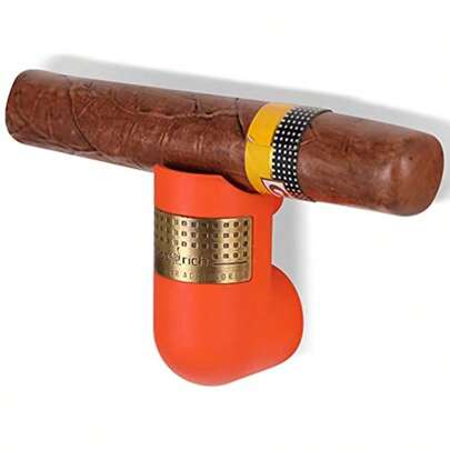Cigar Holder Ashtray - Max 61 Gauge - Portable Magnetic Cigar Rest in Set of 4 Colors Fits Household Car Golf and Travel
