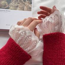 1 Pair Lace Hollow Out Gloves, Suitable For Party, Wedding And Daily Wear - Gloves - View 4