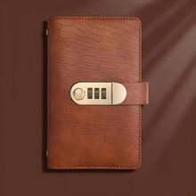 High-End Crocodile Grain Cash/Deposit Slip Organizer Wallet With Password Lock