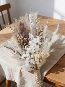 1/2/6/12支装波西米亚风迷你干花花束 | 小花瓶插花 | 桌面装饰 | 邮箱礼物