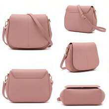Bolso Bandolera Moderno Bolso Cruzado Casual Para Dama - Rosa - Ver 2