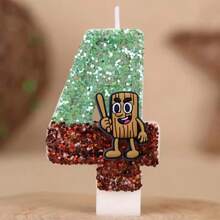 Brainrot Abstract Animal Digital Candle Number 0-9 Kids Birthday Cake Decoration Supplies Cartoon Party Accessories Supplies - Multicolor - View 6