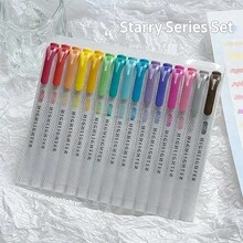 30 couleurs Stylos surligneurs à double pointe style zébré, marqueurs fluorescents, sans bavure, couleurs vibrantes, convient aux étudiants, planificateurs - Multicolore - Voir 14