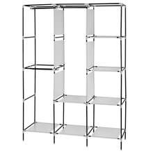 71 Inch Gray Portable Closet Wardrobe - Clothes Rack With Shelf Storage Organizer, Space-Saving Design For Bedroom, Dorm, Apartment Home Organization - 預設 - 查看 11