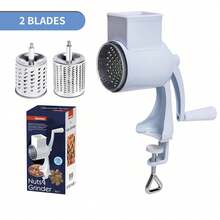 1pc New Manual Peanut Powder Grinder, No Power Needed, Cheese Shredder, Multi-Functional Roller Grinder For Various Nuts