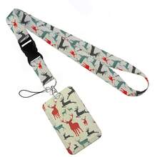Animal Collection The Vertical Card Holder Horizontal Card Neck Strap Lanyards For Keys Keychain Badge Pass Hang Rope - Multicolor - View 70