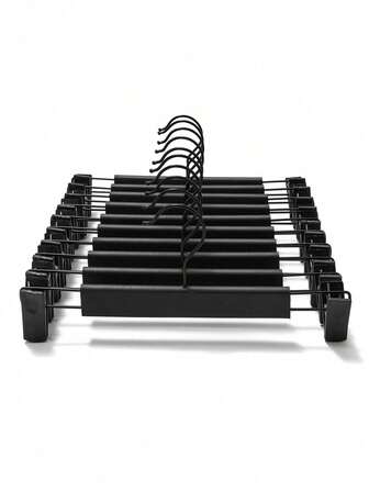 1pc/5pcs/10pcs Simple Pants Hangers, Suitable For Women's Yoga Pants, Leggings, Socks And Trousers. Also Suitable For Men's Formal Pants, Casual Pants, Jeans And Sportswear. Ideal For Bedroom And Home Organization.