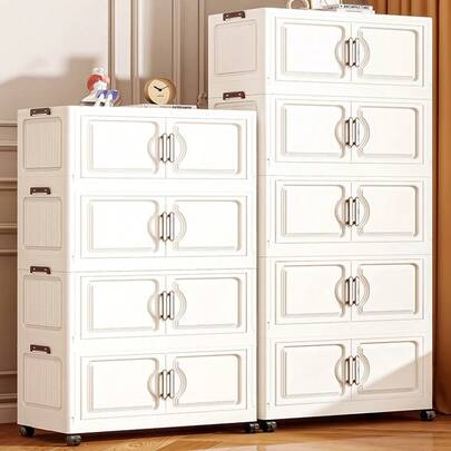 1 pieza Gabinete de almacenamiento de 18.9-23.6 pulgadas de ancho, caja de almacenamiento plegable, gabinete de almacenamiento para sala de estar, organizador de gabinete de aperitivos, gabinete de almacenamiento de cocina, regalo de Navidad, caja de almacenamiento, almacenamiento debajo de la cama