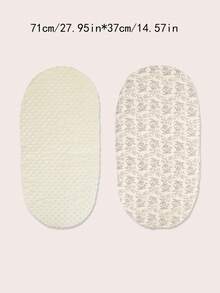 1pc Baby Stroller Seat Cushion, Plush Fabric Warm Lining For Infant Car Seat/High Chair, Soft & Skin-Friendly, Multiple Patterns Available, Comfortable Seating For Baby All Seasons