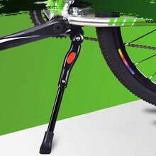 This Foldable Single-Unit Road Vehicle Foot Support Stand Is Made Of Aluminum Alloy Material, And Can Be Used As A Side Support Stand For A Single Bicycle. It Does Not Interfere With The Chain, Comes With Non-Slip Pads For Strong Grip, And Is Suitable For Various Road Bike Models. It Is Lightweight , Without Adding Extra Weight To The Vehicle.