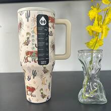 Hydro - Jug Traveler - 40 Oz Rodeo With Handle & Flip Straw Tumbler - 西部牛仔 - 查看 4