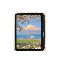 Winter Leopard Print Fluffy IPad Protective Case With Stylus Holder - Fits IPad 10th/11th Gen, New A16 Model (2022/2025), IPad Air 11/Pro 11 & 7th/8th/9th Gen | Cute Girly And Stylish Design, Tablet Desktop Decor | Perfect Gift For Party, Birthday And Holidays