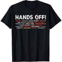 Disable Our Social Programs. T-Shirt That Defends Justice. - 黑色 - 查看 1