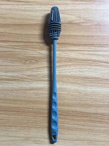 1pc/2pcs Silicone Extendable Rotary Bottle Brush - Ergonomic Non-Slip Handle, Long Reach Design, Removes Tea Stains, Rigid Silicone Material, Suitable For Narrow Spaces, Applicable For Kitchen, Water Bottles, Cans And Hard To Reach Areas - Multi-Functional Cleaning Tool, Practical Kitchen Accessory, Sturdy Cleaning Brush, Rotary Cup Brush, For Cleaning Bottles And Jars, New Year Gift, Gift For Friends - Grey - View 9
