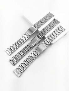 1条简约不锈钢表带 – 12mm/14mm/16mm/18mm/20mm/24mm,18mm 20mm 22mm休闲表带,兼容三星Galaxy Watch3 4 5 6 7 8 41mm 45mm/Galaxy Active2/Gear,适用于Watch GT/GT2 42mm 46mm,兼容Amazfit GTS 2/2E/2 Mini智能手表,易于调节,贴合手腕 | 商务人士和专业人士的时尚礼品 - 銀色 - 查看 4