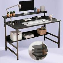 Escitorio Muebles Para Pc Escritorios Minimalistas - Negro - Ver 1