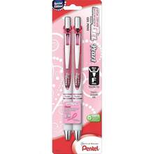 Pentel Pink BCA EnerGel Pearl Deluxe RTX Liquid Gel Pen 0.5mm Fine Line Needle Tip BLN75WBP2PA - Rosa Tintanegra - Ver 3