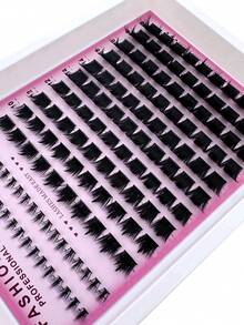 3-In-1 Eyelash Cluster, Includes 300D Long Lashes And Lower Lashes, Length 6-18mm, D/DD Shade, 136pcs, Thick Single Lashes, DIY Lash Extension, Cartoon Style, Mink Hair Material, Suitable For Various Makeup Looks, Reusable, Applicable For Daily Makeup, Cosplay, Daily Life, Wedding, Date, Party, Music Festival, Halloween, Christmas And Other Occasions - D - 查看 7