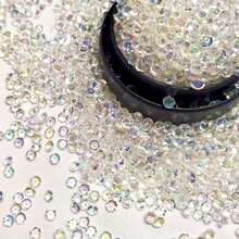 2000pcs Vase Fillers, Acrylic Crushed Rhinestone, Fake Crystals Rhinestone Gems For Vase Fillers, Suitable For Wedding Decoration Display, Home Decoration, Table Scatter, Event, Wedding Decor, Valentine's Day Present, Photo Prop And Fish Tank Filler Gifts Birthday Graduation Room Decor Flower Vase Glass Vase - Multicolor - View 3