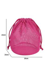 Túi lưới nhanh khô, túi đựng mỹ phẩm và đồ dùng vệ sinh cá nhân có dây rút, túi đựng dầu gội đầu trong phòng tắm, túi đựng mỹ phẩm, túi đựng đồ dùng vệ sinh cá nhân thoáng khí và thoát nước, túi lưới cầm tay, túi thoát nước, túi nhỏ, túi đựng đồ trang điểm, vật dụng cần thiết khi đi du lịch. - Nhiều màu - Xem 9