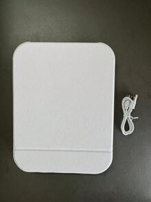 OBOVAY 1pc LED Makeup Mirror With Adjustable Brightness Lighting, Suitable For Home, Bedroom, Desk, Travel, Portable Vanity Mirror, 1000mAh - Multicolor - View 12