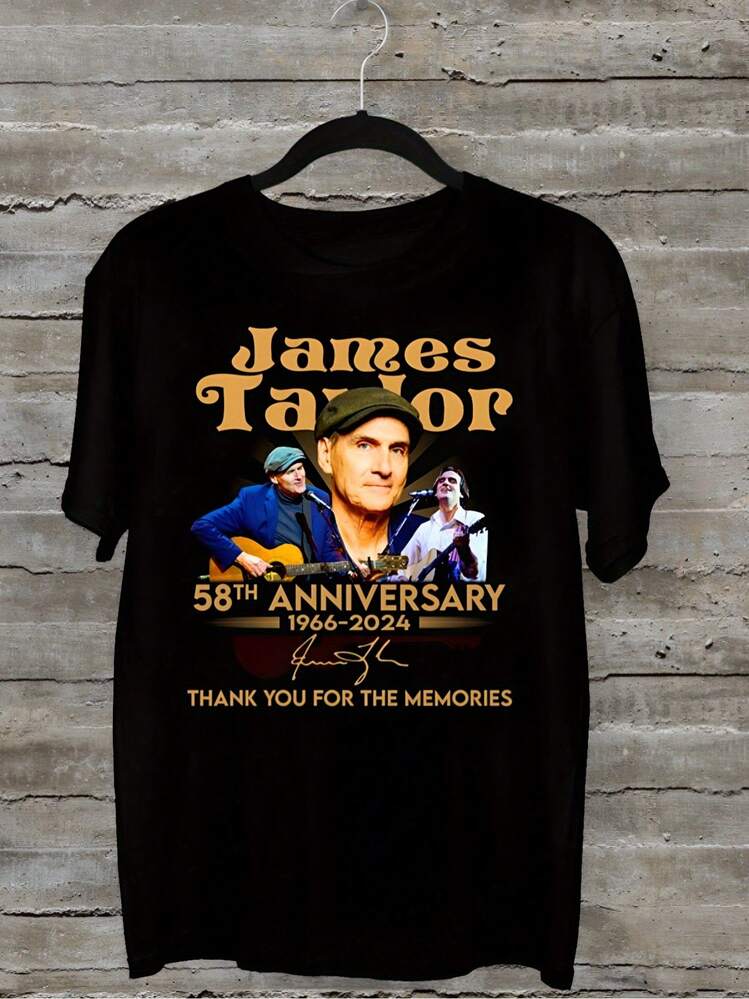 58 Years Of Music T-Shirt - Preto - Ver 6