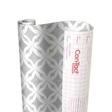 Con-Tact Brand 09F-C9A7B3-12 Creative Covering Vintage Trellis Gray 18 x 9 Adhesive Drawer and Shelf Liner - Enrejado vintage gris - Ver 2