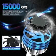 HYNBYZJ 2 paquetes de bombillas LED H7 Canbus para faros de coche, súper HB4 H11 H4 H1 9012 HB3 9005 9006, bombillas enchufables de 250W 6000K para lámpara de automóvil - Blanco - Ver 10