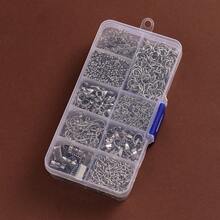 1000pcs/Box 18K Gold Plated Stainless Steel Lobster Clasps, Bead Guardians And Jump Rings, Multi-Style Jewelry Making Accessory Set, DIY Craft, Women Stainless Steel Jewelry Components, Handmade Accessories - Set - View 7