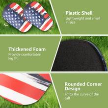 1双迷你足球训练护腿板，比赛训练护垫 - 可重复使用，穿着舒适，经久耐用 - 彩色 - 查看 6