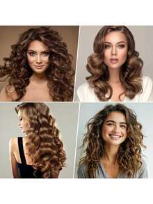 Bộ lô cuốn tóc, 4 kích cỡ với 16 kẹp và 24 lô cuốn tóc - Lô cuốn tự dính cho tóc dài/ngắn, lô cuốn nhiệt cho kiểu tóc chuyên nghiệp như ở salon, bộ dụng cụ tạo kiểu tóc, dụng cụ làm tóc cho tiệm cắt tóc, dụng cụ làm đẹp du lịch thiết yếu, sản phẩm chăm sóc tóc, bộ dụng cụ tạo kiểu tóc và phụ kiện tóc. - Nhiều màu - Xem 9