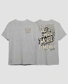 Valley Of The Shadow Of Death T-Shirt Jesus God Religion Bible Verse Psalm 23:4 100% Cotton Shirt Unisex Blouse - 灰色 - 查看 4