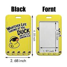 Animal Collection The Vertical Card Holder Horizontal Card Neck Strap Lanyards For Keys Keychain Badge Pass Hang Rope - Multicolor - View 4