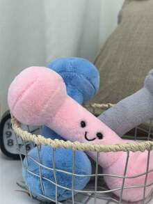 7.87英寸/20厘米毛绒婴儿摇铃娃娃，柔软耐用，适合婴儿、新生儿锻炼、运动和举重角色扮演，可爱柔软的重量套装，适合0岁以上婴儿，可爱的圣诞礼物，有趣的生日惊喜，复活节彩蛋娃娃和2025年节日礼物创意，健身毛绒娃娃迷你壶铃哑铃杠铃毛绒娃娃礼物，柔软的减压娃娃，适合办公室使用 - 彩色 - 查看 6