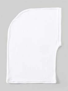 1件装女士纯色头巾内衬，穆斯林头巾，针织头巾，适合日常祈祷和外出穿着 - 彩色 - 查看 10