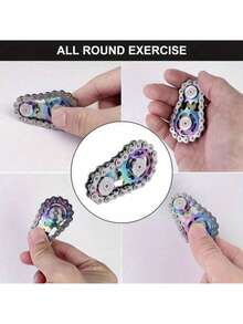Chain-Style Bicycle Design , 2-Gear, Stainless Steel Metal Material, Durable, Smooth Bearing, Premium Colorful Toy - Multicolor - View 6